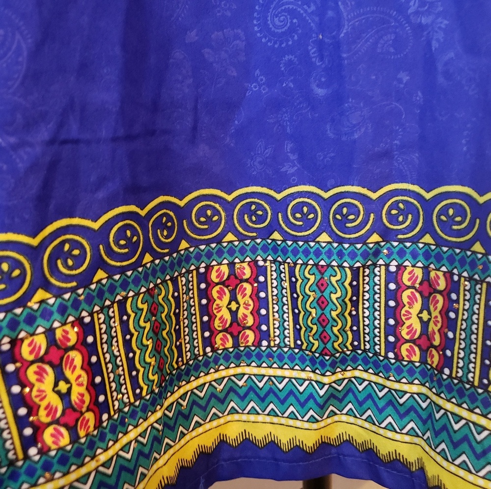 NWT Wakanda Forever Inspired Blue Kaftan - Picture 5 of 7